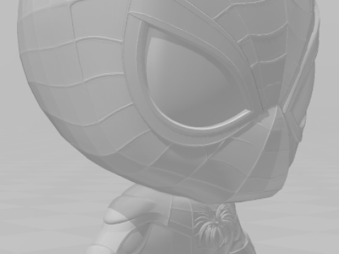 Bonecos 3d スタイル マンガ アニメ ミニ スパイダーマン スタイル カリカート 3Dプリントモデル