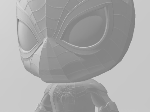 Bonecos 3d スタイル マンガ アニメ ミニ スパイダーマン スタイル カリカート 3Dプリントモデル