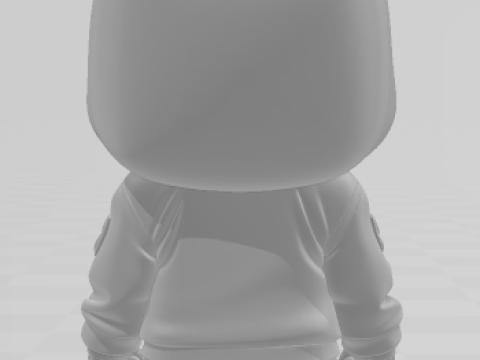 Bonecos style 3d manga anime mini style deadpool caricato Modèles 3D en vedette