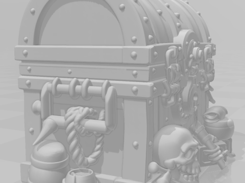 Bonecos 3d style manga anime bau pirata style caricato 3D Print Model