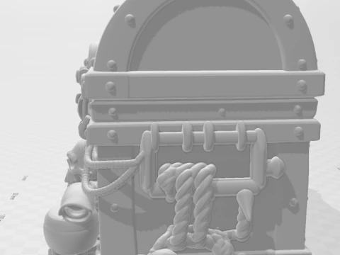 Bonecos 3d style manga anime bau pirata style caricato 3D Print Model