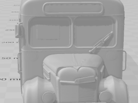 Bonecos style 3d manga anime style onibus caricato Modèles 3D en vedette