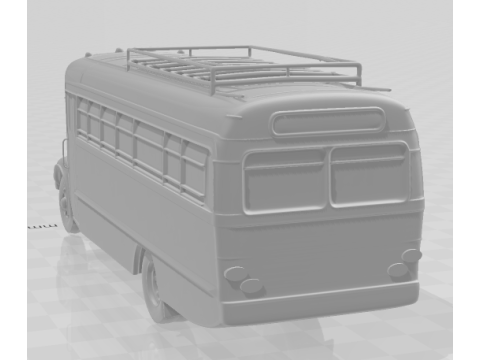 Bonecos style 3d manga anime style onibus caricato Modèles 3D en vedette