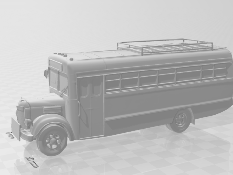 Bonecos style 3d manga anime style onibus caricato Modèles 3D en vedette