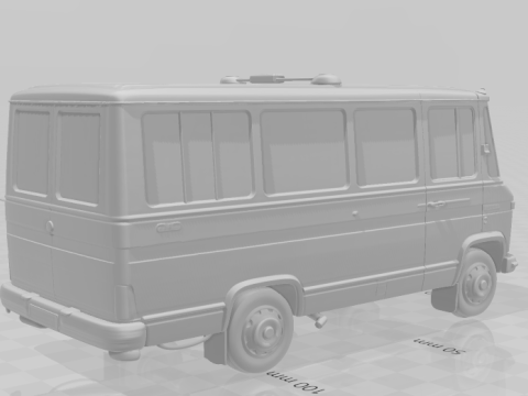 Bonecos 3D 风格漫画动漫 onibus 露营车风格 caricato 3D 打印模型