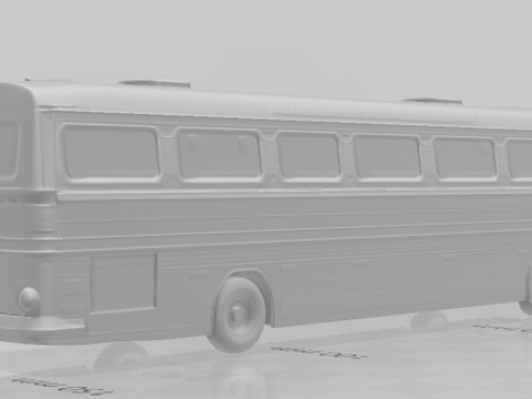 Bonecos estilo 3d manga anime onibus cometa estilo caricato Modelo de impresión 3D