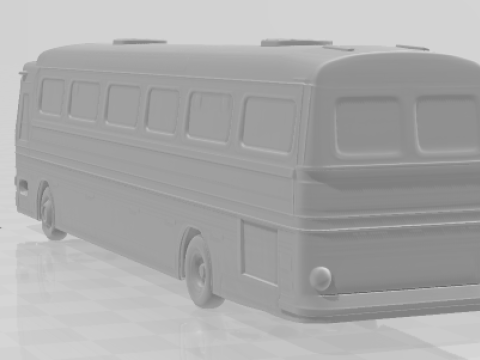 Bonecos estilo 3d manga anime onibus cometa estilo caricato Modelo de impresión 3D