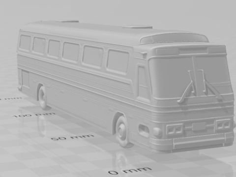 Bonecos estilo 3d manga anime onibus cometa estilo caricato Modelo de impresión 3D