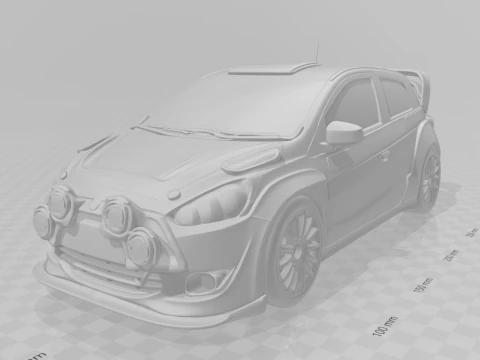 Bonecos 3d style manga anime car race style caricato 3D Print Model