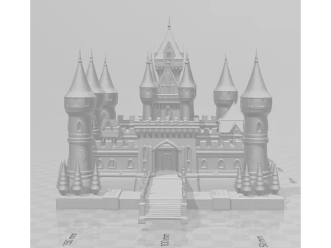 Bonecos 3d style manga anime castle castelo style caricato 3D Print Model
