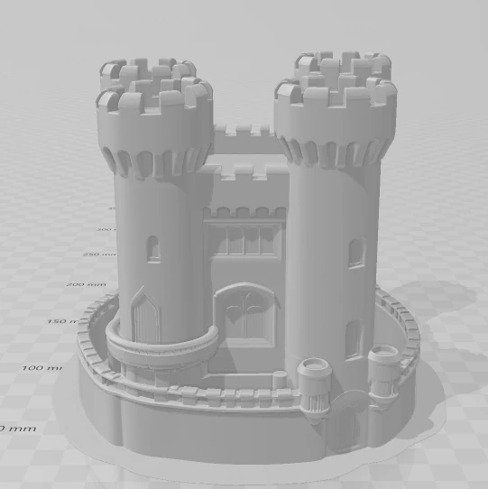 Bonecos 3d style manga anime castle castelo style caricato 3D Print Model .c4d .max .obj .3ds .fbx .stl .blend 
