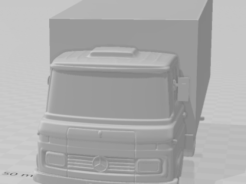 Bonecos gaya 3d manga anime mobil truk furgo 608 gaya karicato Model Cetak 3D