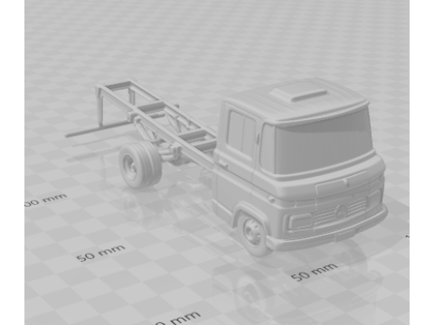 Bonecos gaya 3d manga anime mobil truk furgo 608 gaya karicato Model Cetak 3D