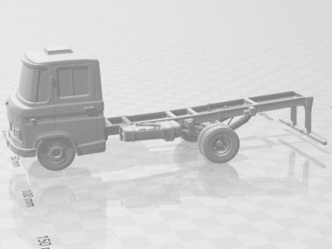 Bonecos gaya 3d manga anime mobil truk furgo 608 gaya karicato Model Cetak 3D