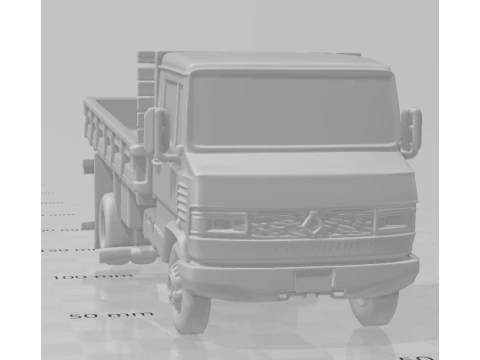 Bonecos 3d style manga anime car truck furgo 709 style caricato 3D Print Model