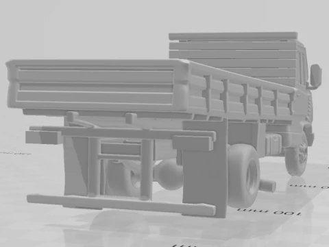 Bonecos 3d style manga anime car truck furgo 709 style caricato 3D Print Model