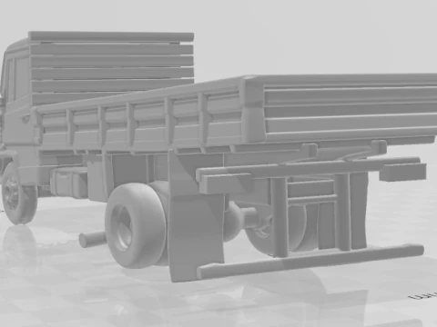Bonecos 3d style manga anime car truck furgo 709 style caricato 3D Print Model