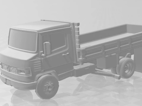Bonecos 3d style manga anime car truck furgo 709 style caricato 3D Print Model