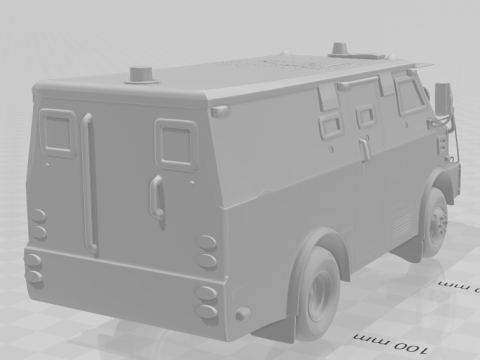 Bonecos 3D-Stil Manga Anime Auto LKW starkes Geld Carro Forte Stil Caricato 3D Druckmodell