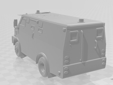 Bonecos 3D-Stil Manga Anime Auto LKW starkes Geld Carro Forte Stil Caricato 3D Druckmodell