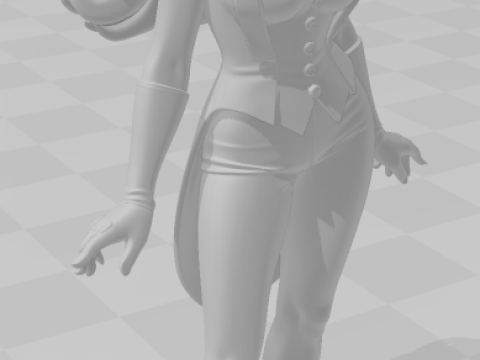 Bonecos 3d стиль манга аниме женщины лолли затанна стиль карикато 3D Принт Модель