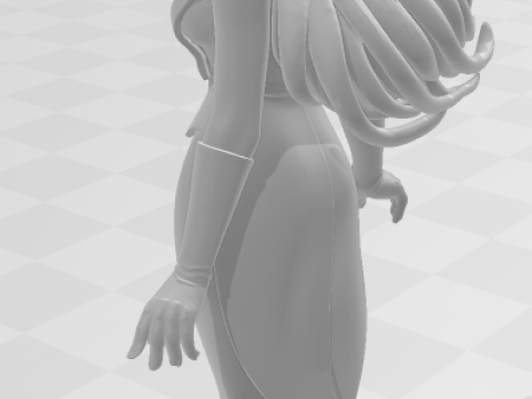 Bonecos 3d стиль манга аниме женщины лолли затанна стиль карикато 3D Принт Модель