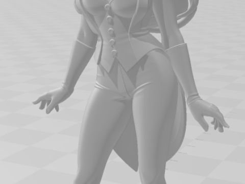 Bonecos 3d стиль манга аниме женщины лолли затанна стиль карикато 3D Принт Модель