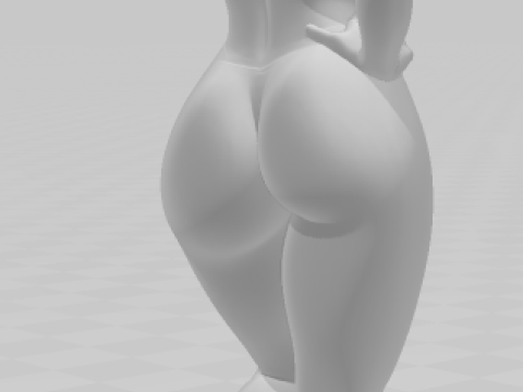 Bonecos 3d style manga anime women lolli style caricato 3D Print Model