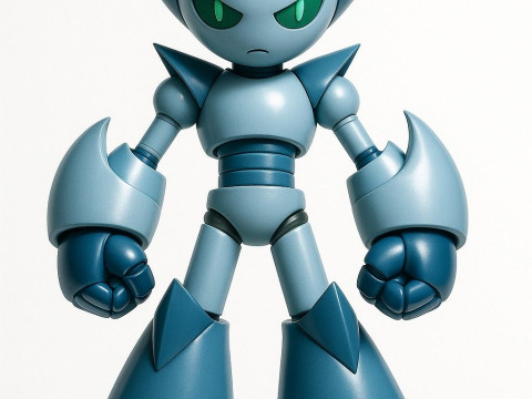 Bonecos 3d tarzı manga anime robo android tarzı karikatür 3D Baskı Modeli