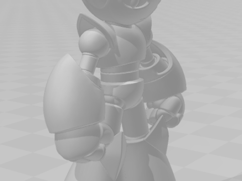 Bonecos 3d стиль манга аниме робот андроид стиль карикато 3D Принт Модель