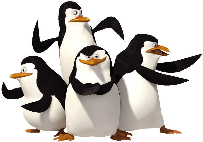 Bonecos 3d style manga anime pinguins madagascar style caricato 3D Print Model .c4d .max .obj .3ds .fbx .stl .blend 