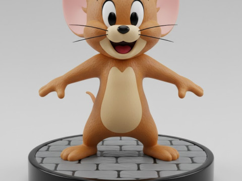 Bonecos 3D-Stil Manga Anime Tom und Jerry Stil Cartoon 3D Druckmodell