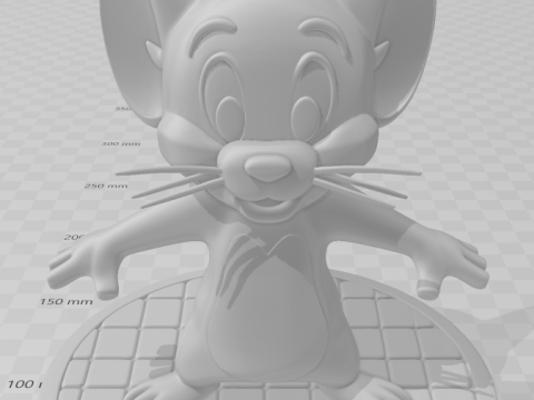 Bonecos estilo 3d mangá anime estilo tom e jerry caricato Modelo de Impressão 3D
