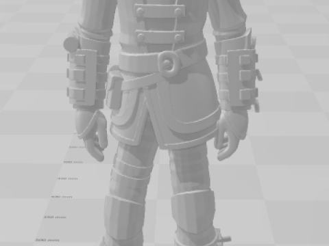 Bonecos 3D 风格漫画动漫驯龙高手 Hiccup Soluo 风格 caricato 3D 打印模型