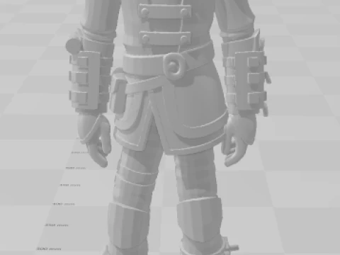 Bonecos 3d style manga anime How to Train Your Dragon Hiccup Soluo style caricato 3D Print Model