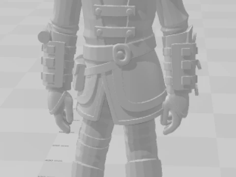Bonecos 3d style manga anime How to Train Your Dragon Hiccup Soluo style caricato 3D Print Model