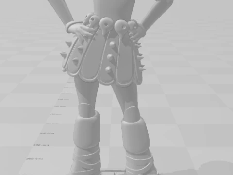 Bonecos 3d style manga anime How to Train Your Dragon Astrid Astrid style caricato 3D Print Model