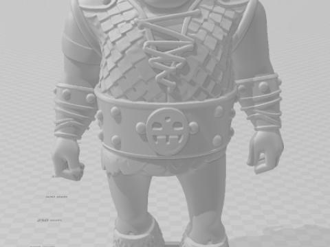 Bonecos 3D стиль манга аниме Как приручить дракона Snotlout Caricato в стиле Melequento 3D Принт Модель