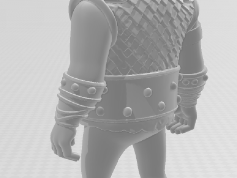 Bonecos 3D стиль манга аниме Как приручить дракона Snotlout Caricato в стиле Melequento 3D Принт Модель