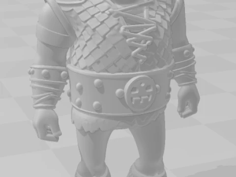 Bonecos 3d style manga anime How to Train Your Dragon Snotlout Melequento style caricato 3D Print Model