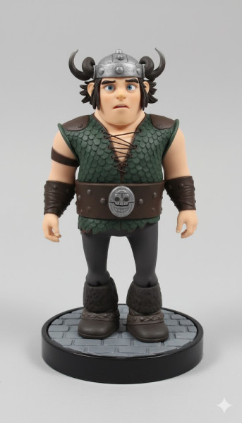 Bonecos 3D стиль манга аниме Как приручить дракона Snotlout Caricato в стиле Melequento 3D Принт Модель .c4d .max .obj .3ds .fbx .stl .blend 