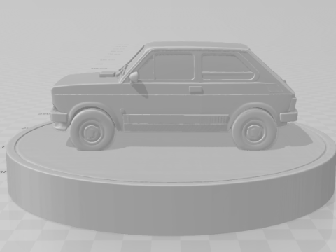 Bonecos 3D-Stil Manga Anime Autorennen-Stil Caricato 3D Druckmodell