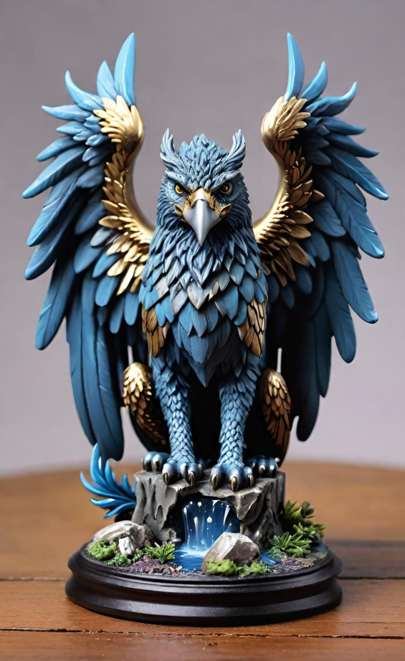 Bonecos 3d style manga anime griffin style caricato 3D Print Model .c4d .max .obj .3ds .fbx .stl .blend 