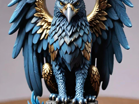 Bonecos 3d style manga anime griffin style caricato 3D Print Model