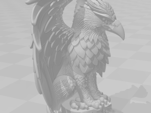 Bonecos 3d style manga anime griffin style caricato 3D Print Model