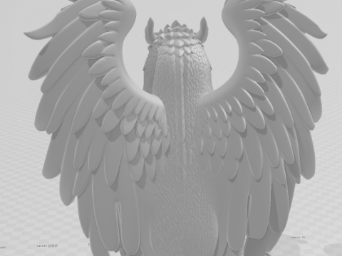 Bonecos 3d style manga anime griffin style caricato 3D Print Model