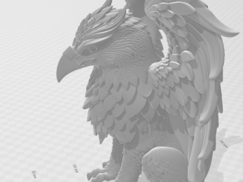 Bonecos 3d style manga anime griffin style caricato 3D Print Model
