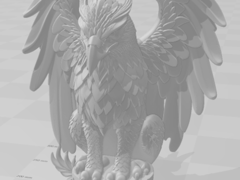 Bonecos 3d style manga anime griffin style caricato 3D Print Model