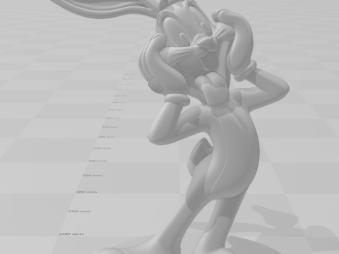 Bonecos style 3d manga anime bugs lapin style pernalonga caricato Modèles 3D en vedette