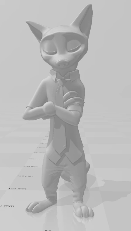 Bonecos 3d style manga anime nick zootopia style caricato 3D Print Model .c4d .max .obj .3ds .fbx .stl .blend 